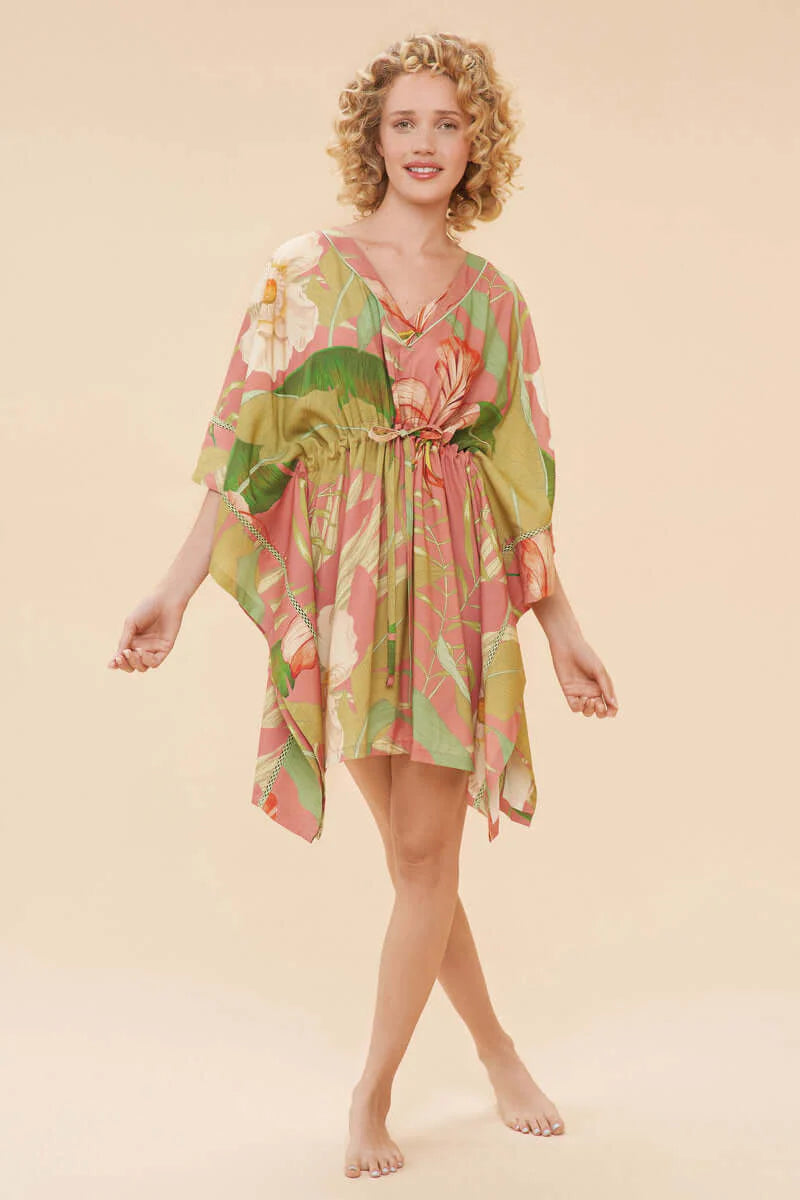 Powder Tropical Beach Cover Up