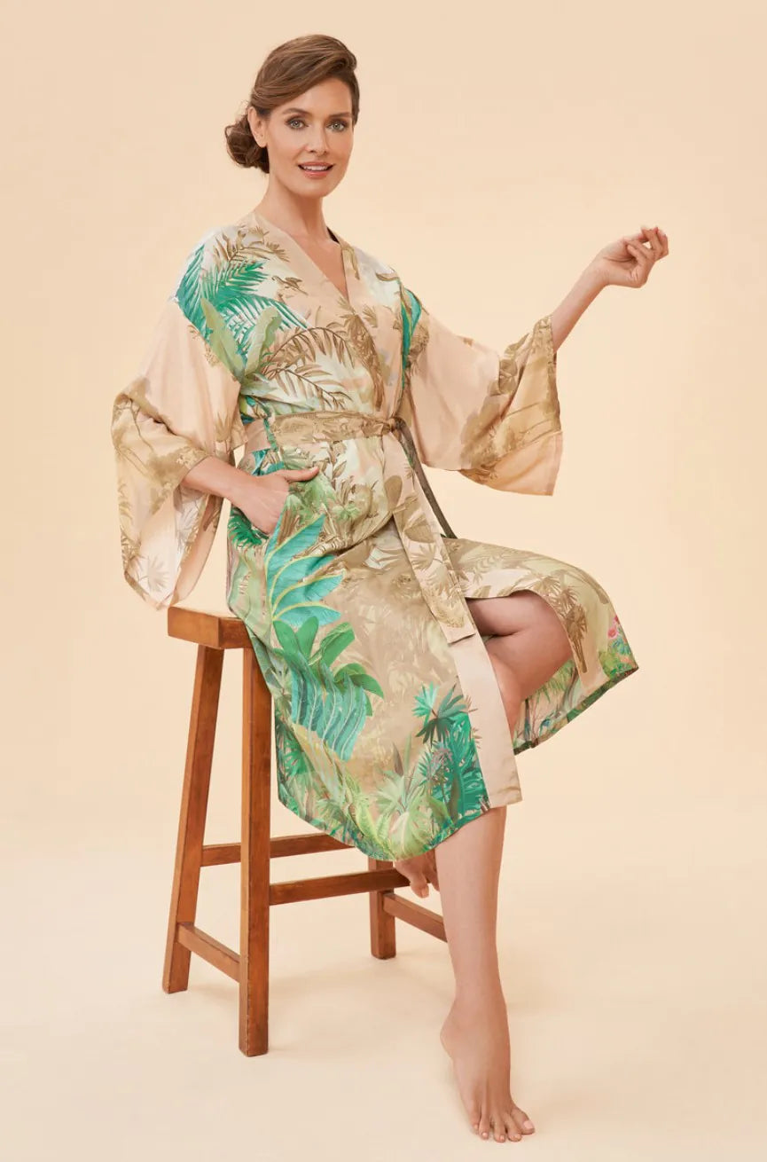 Powder Oasis Kimono , Coconut