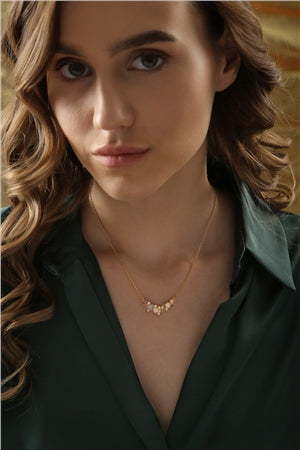 Newbridge Silverware Pendant with Mixed Stones