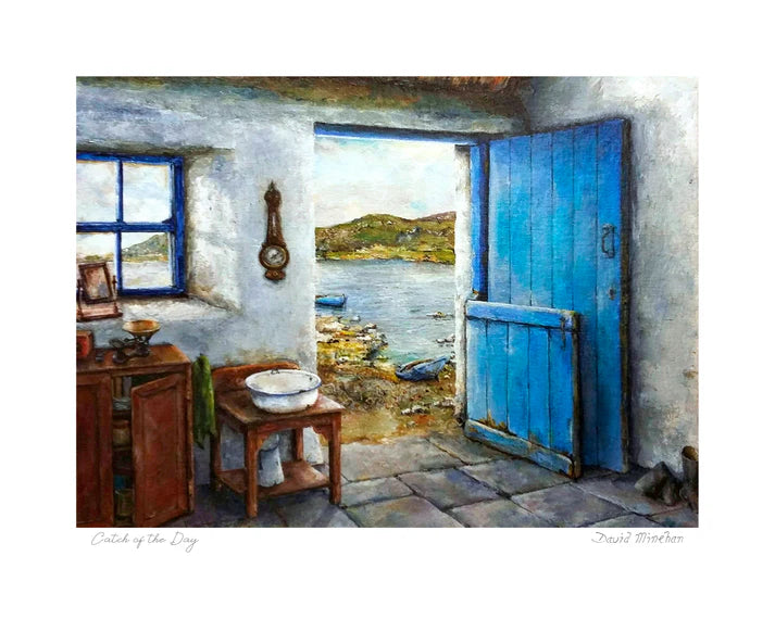 Blue Shoe Gallery Catch of Day Print