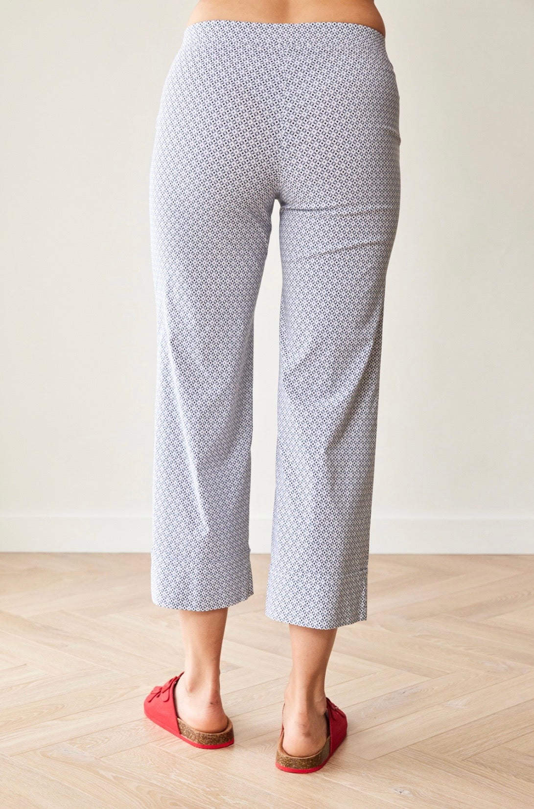 Peruzzi Print Turn up Trousers