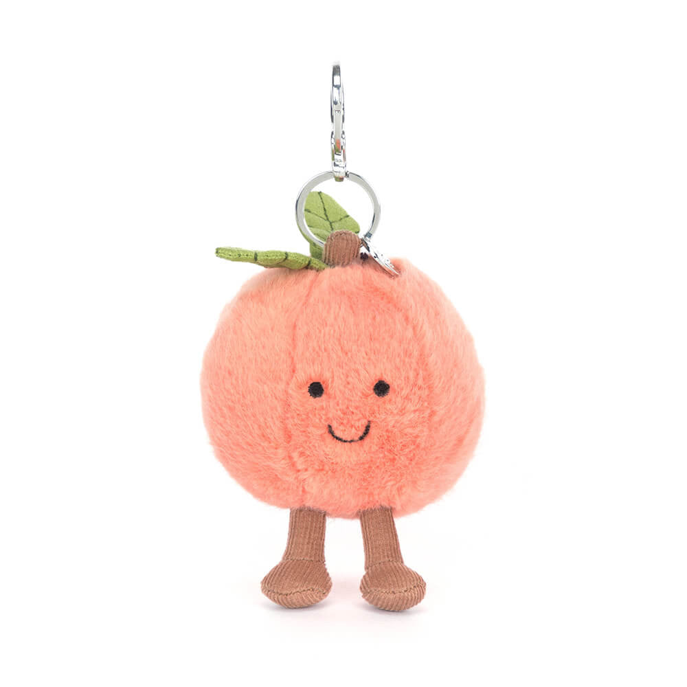 Jellycat Peach Bag Charm