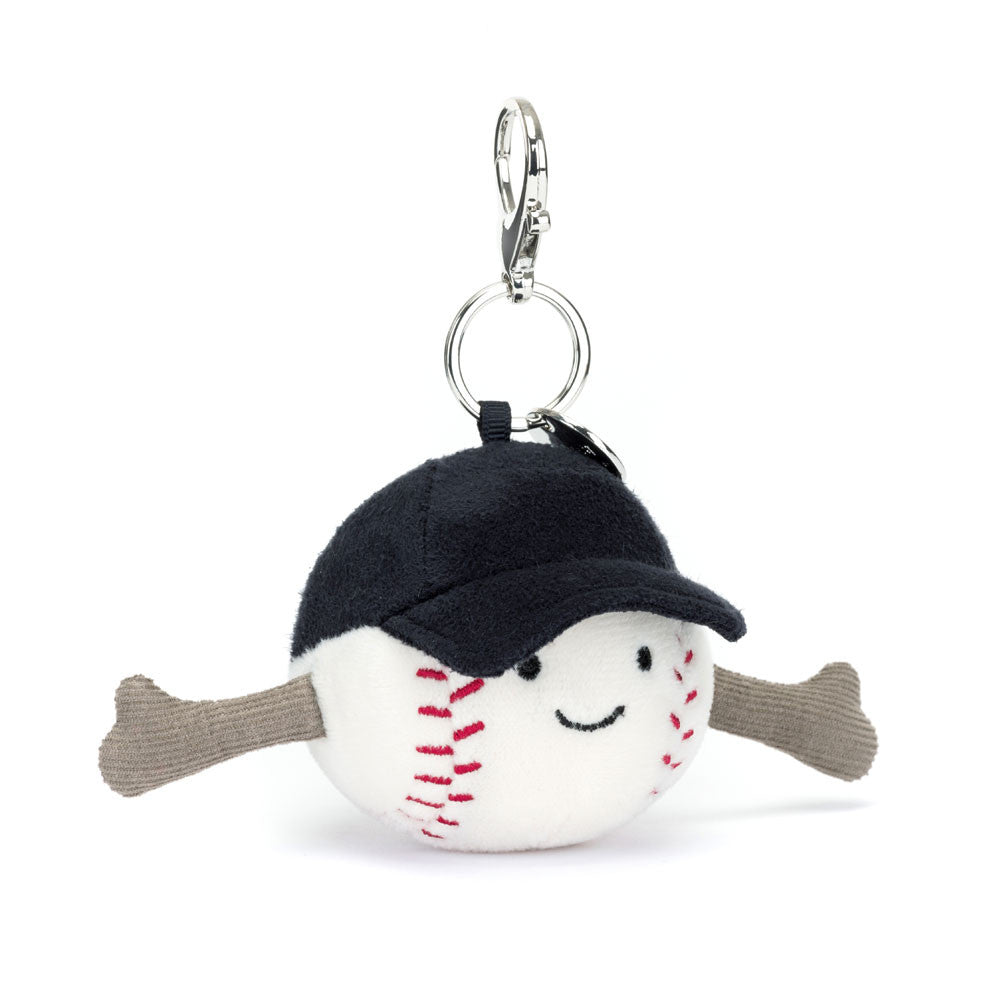 Jellycat Sports Baseball Bag Charm