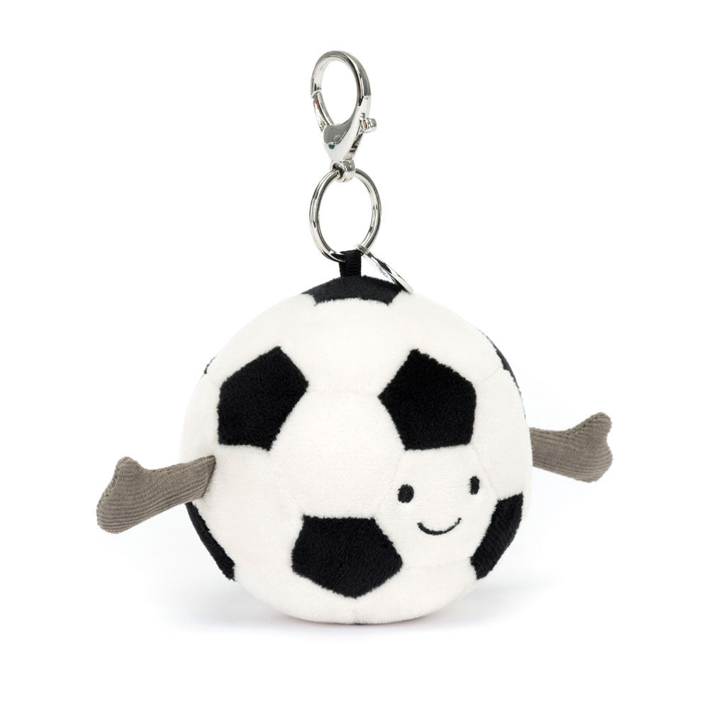Jellycat Sports Football Bag Charm