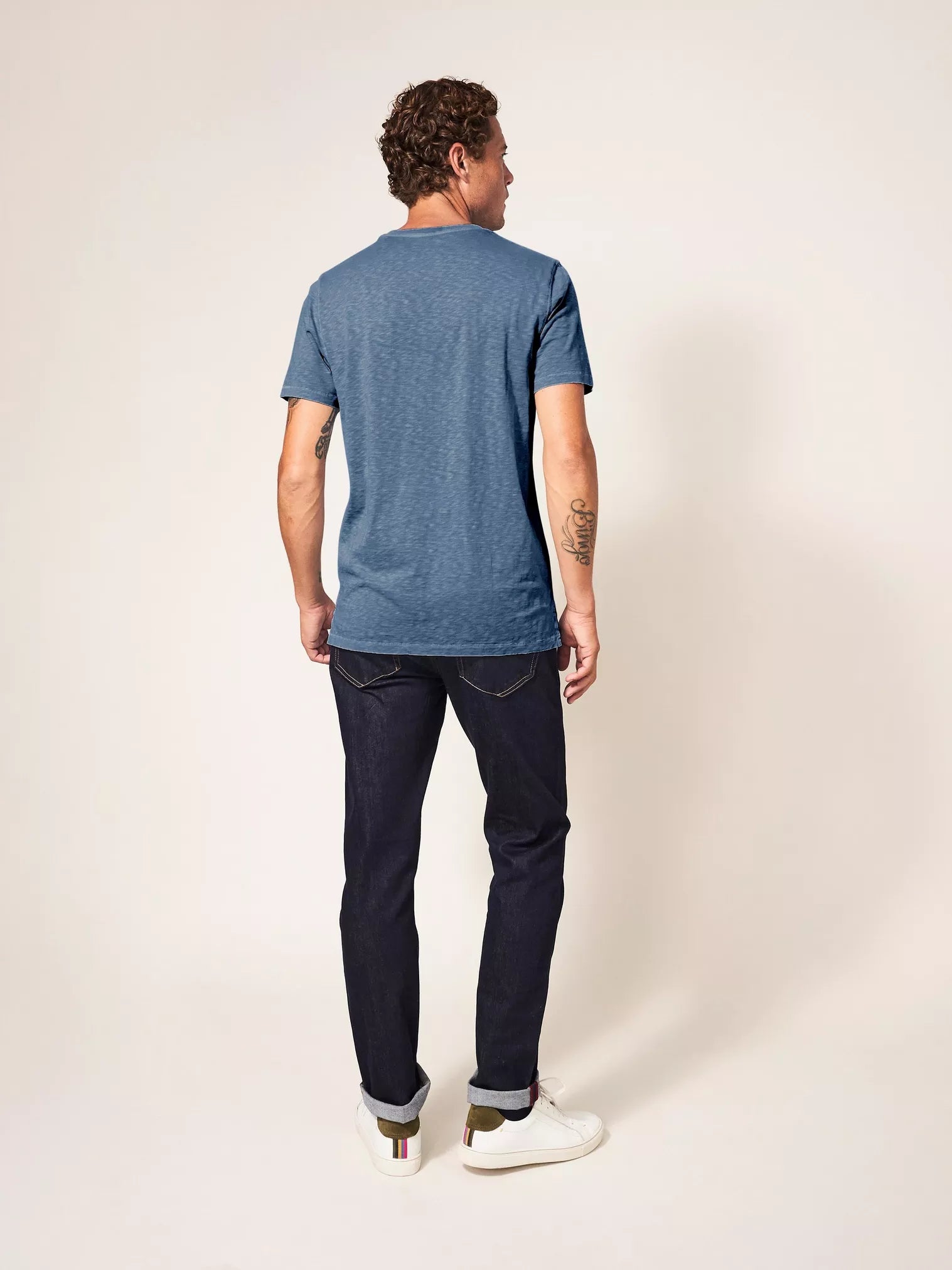 White Stuff Abersoch T-Shirt , Mid Blue