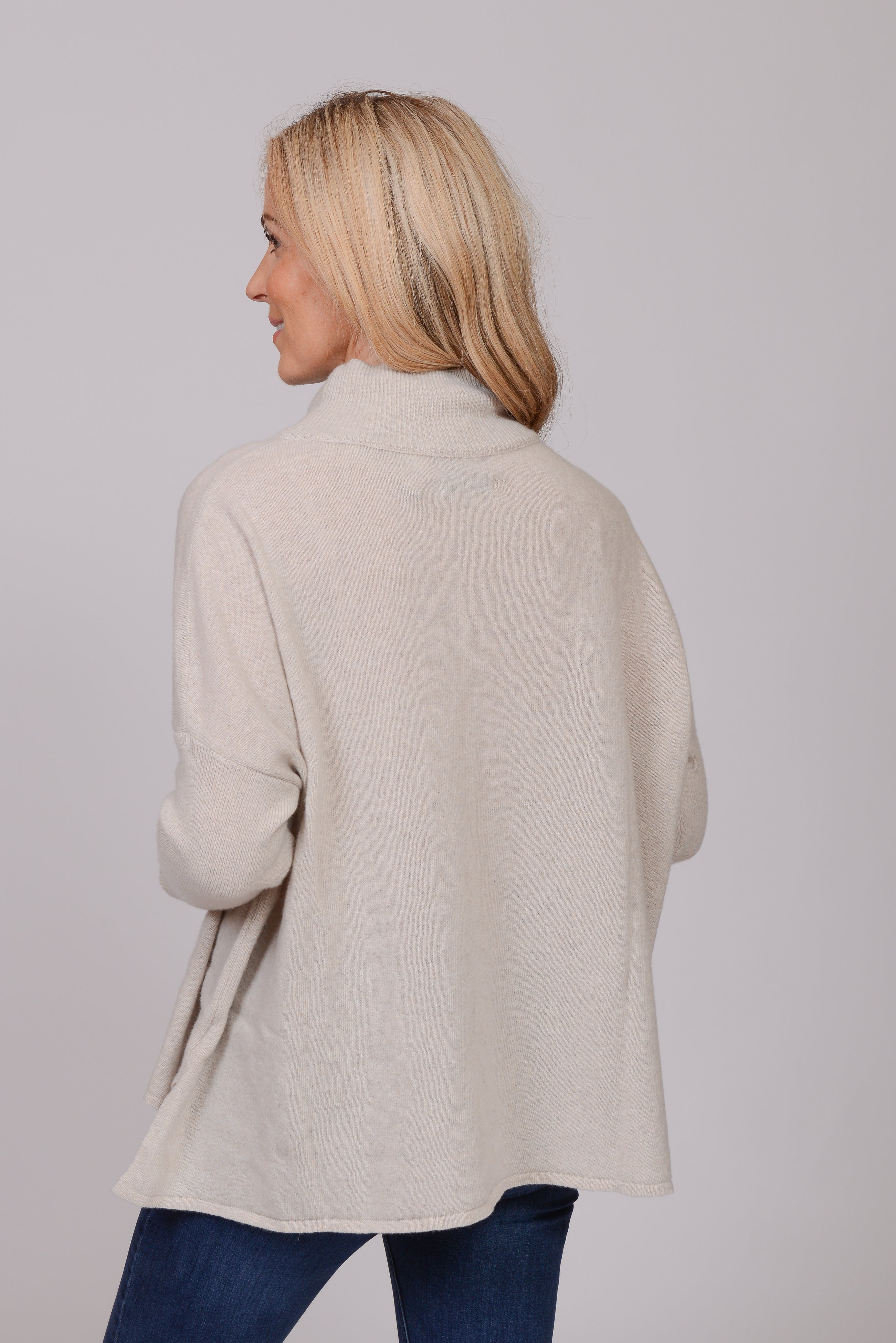 The Wool Co Cashmere Blend Knit , Beige