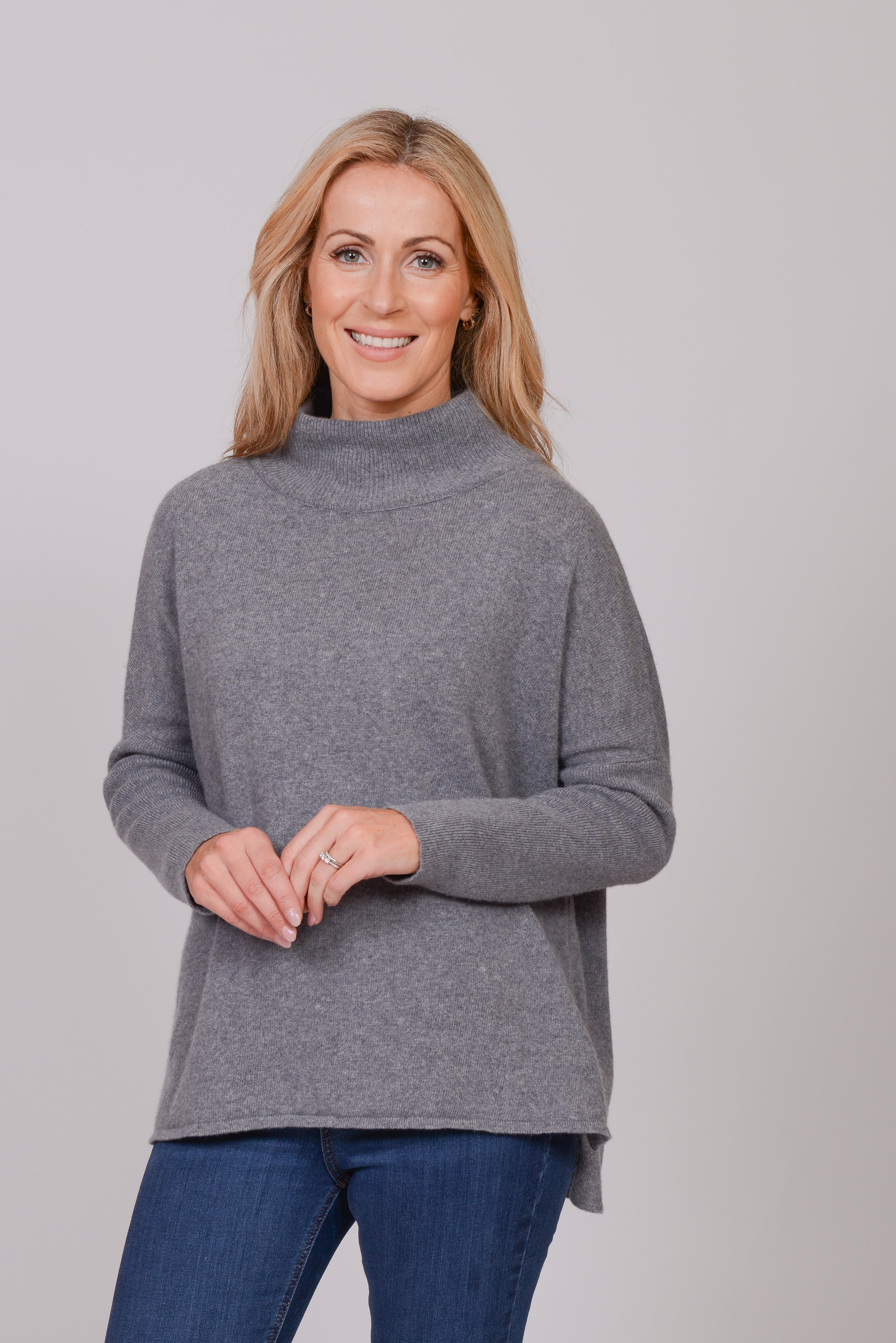 The Wool Co Cashmere Blend Knit , Graphite