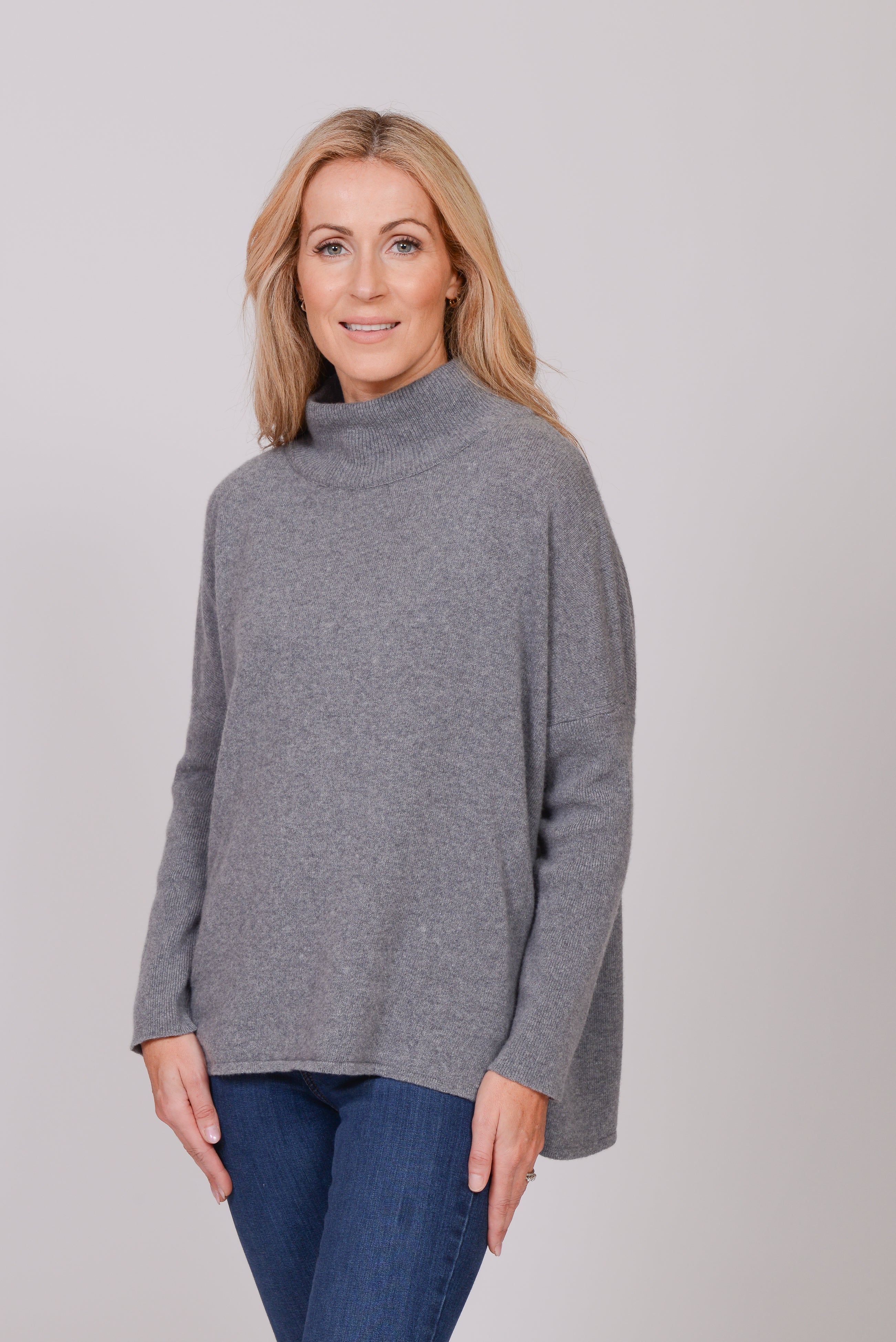 The Wool Co Cashmere Blend Knit , Graphite