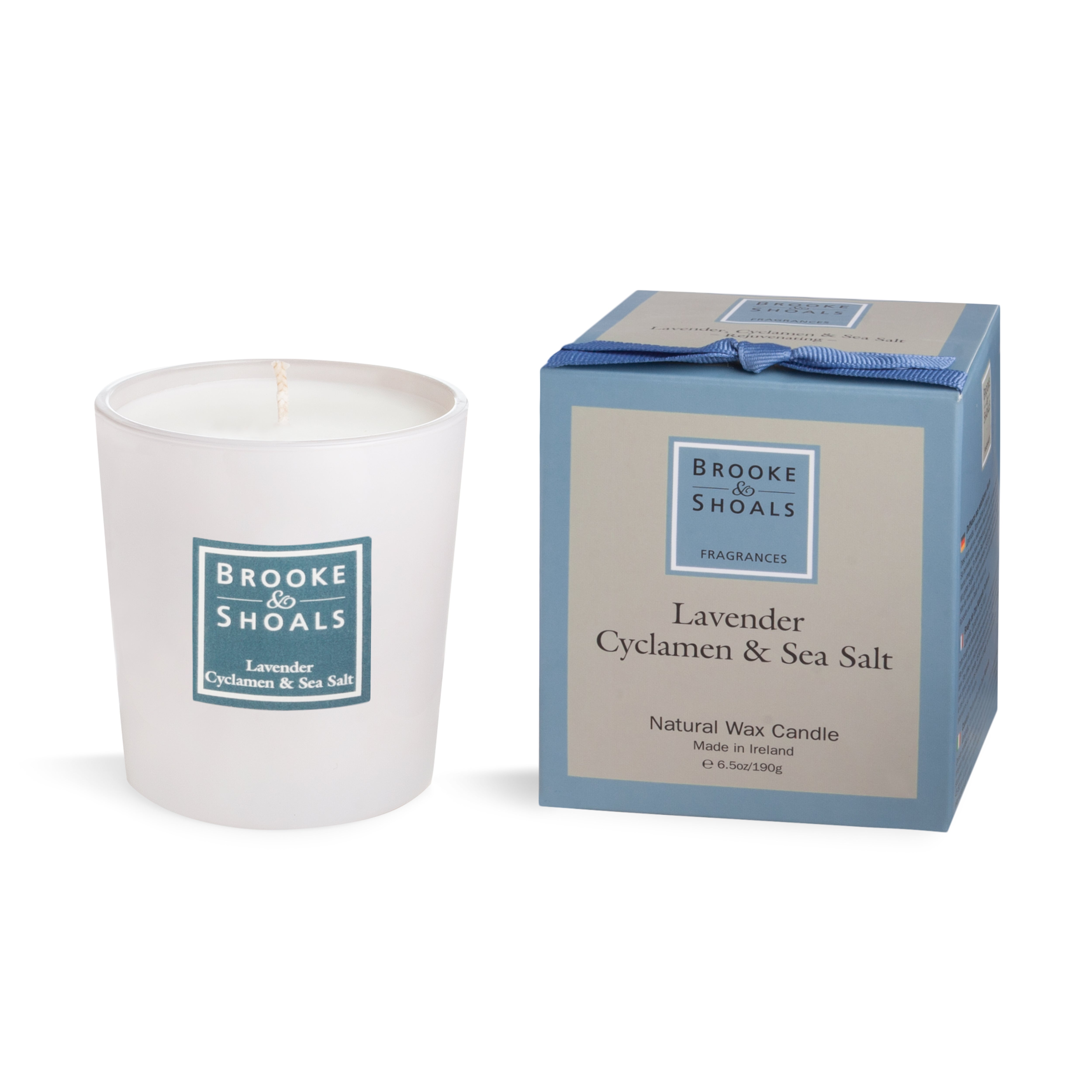 Brooke And Shoals | Lavender, Cyclamen & Sea Salt Candle