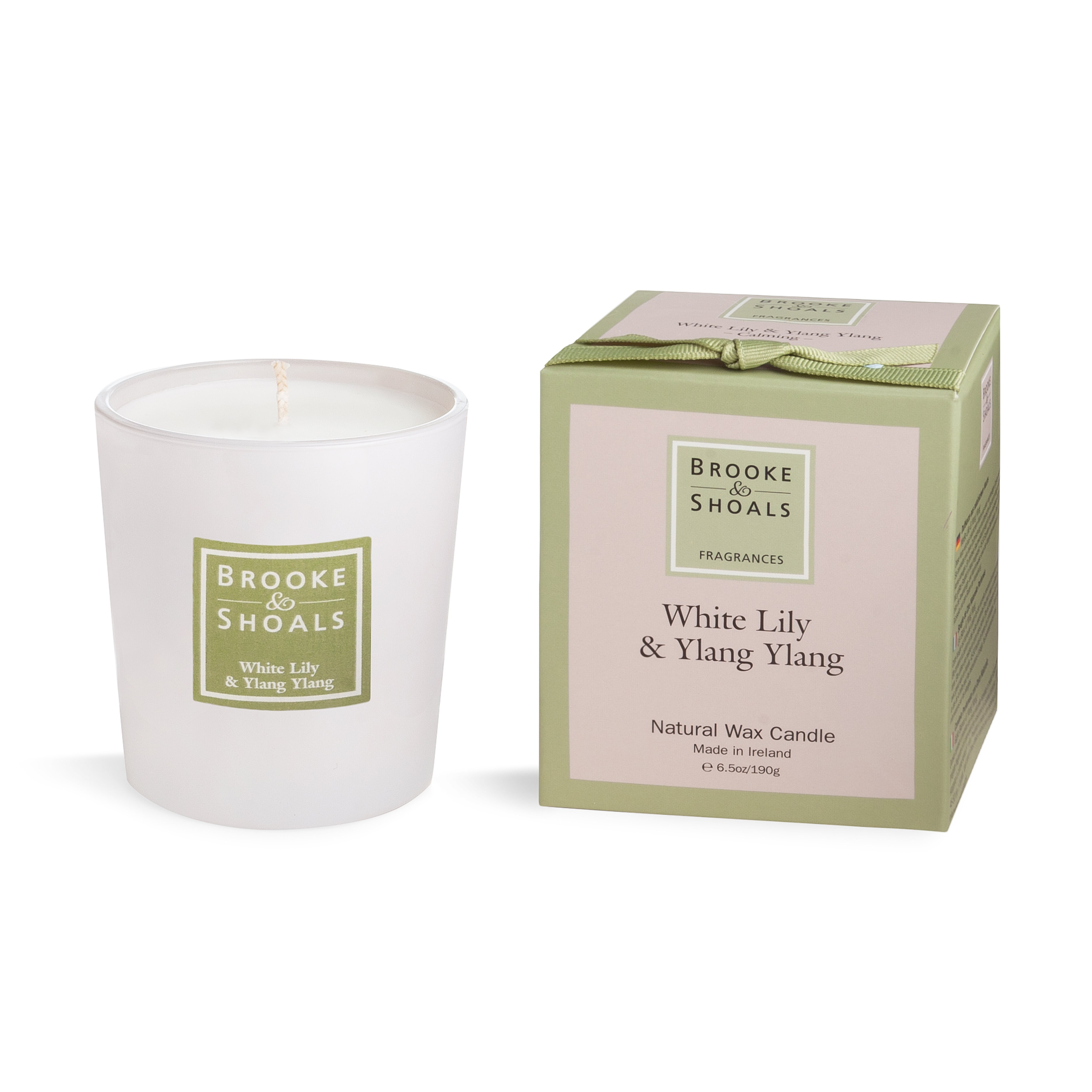 Brooke and Shoals | White Lily and Ylang Ylang Candle