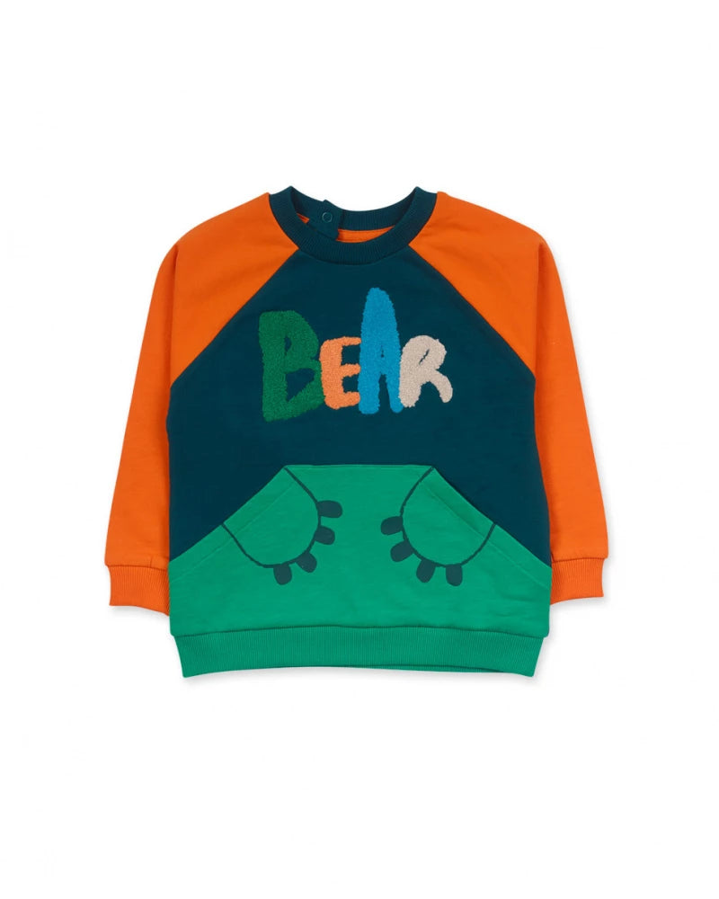 Tuc Tuc | Bear Jumper | Orange / Blue