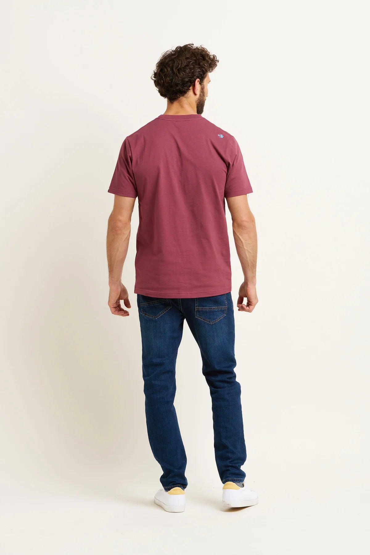 Brakeburn | Bear Tshirt | Burgundy