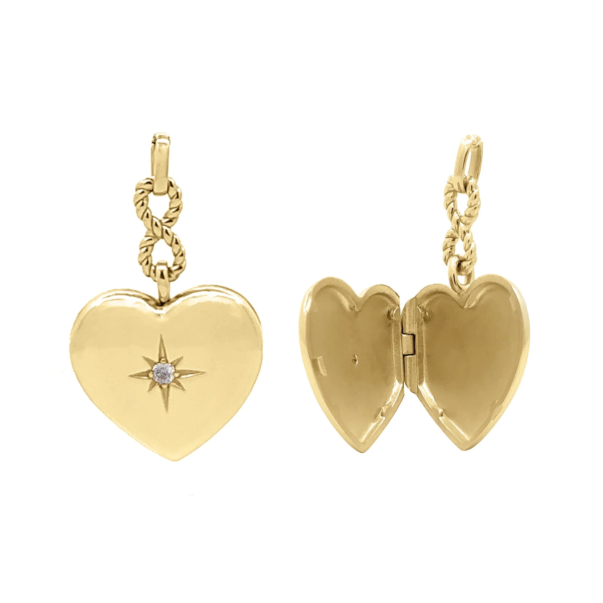 Burren Jewellery Sacred Heart Pendant Locket