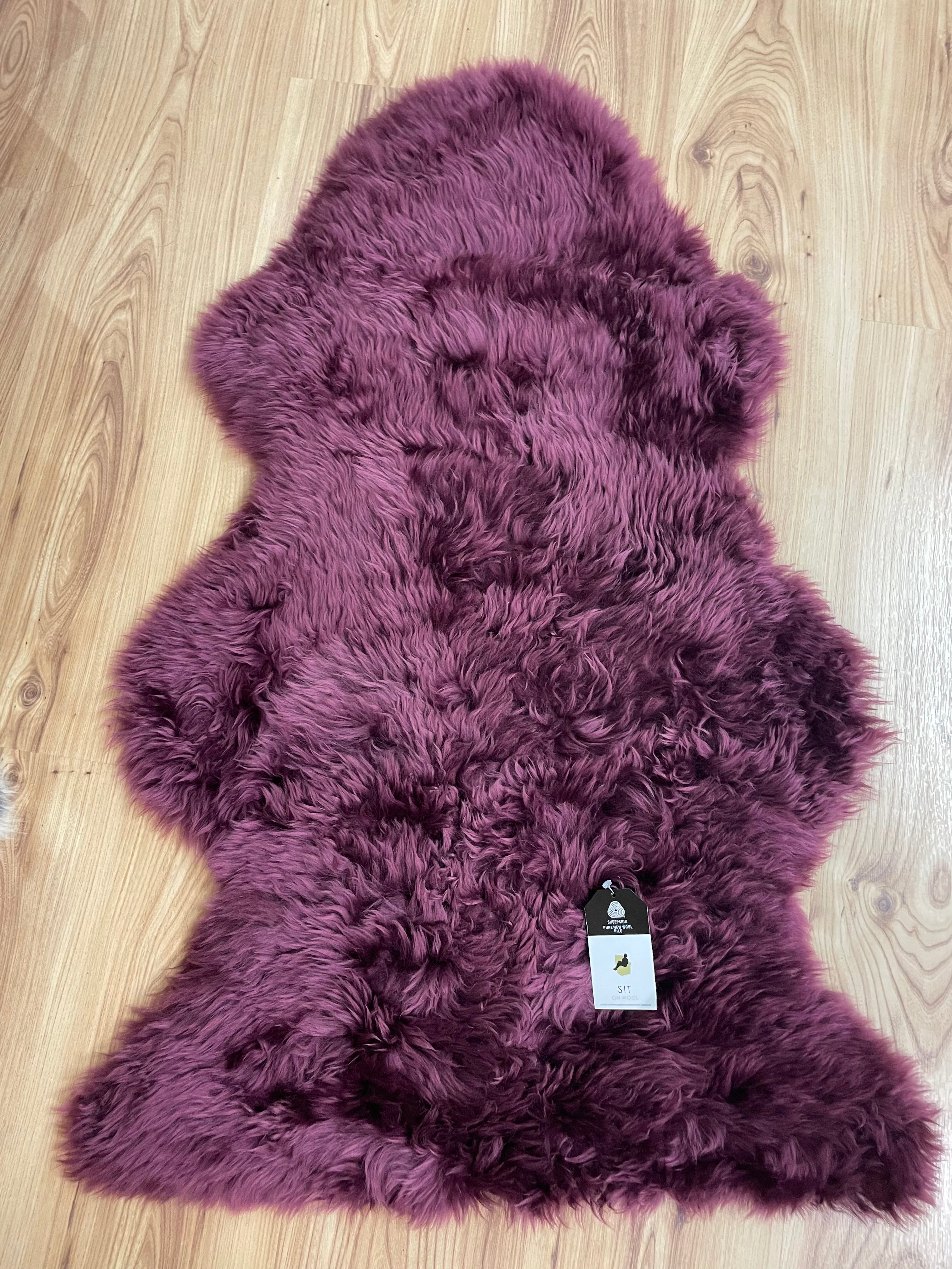 Sheepskin Rug - Mulberry