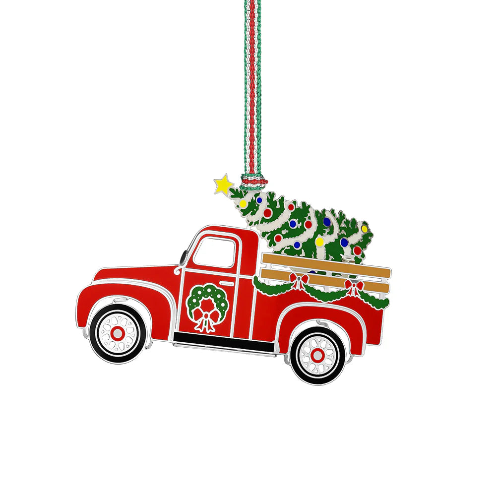 Newbridge Silverware | Car With Tree Christmas Decoration