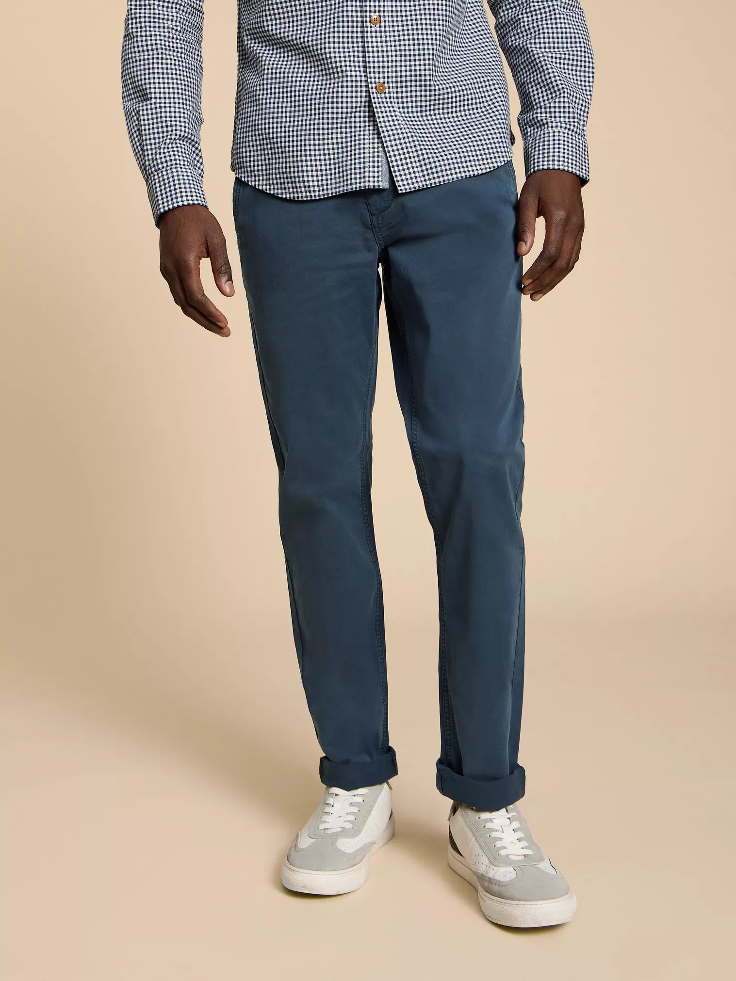 White Stuff Sutton Chino Trouser , Dark Navy