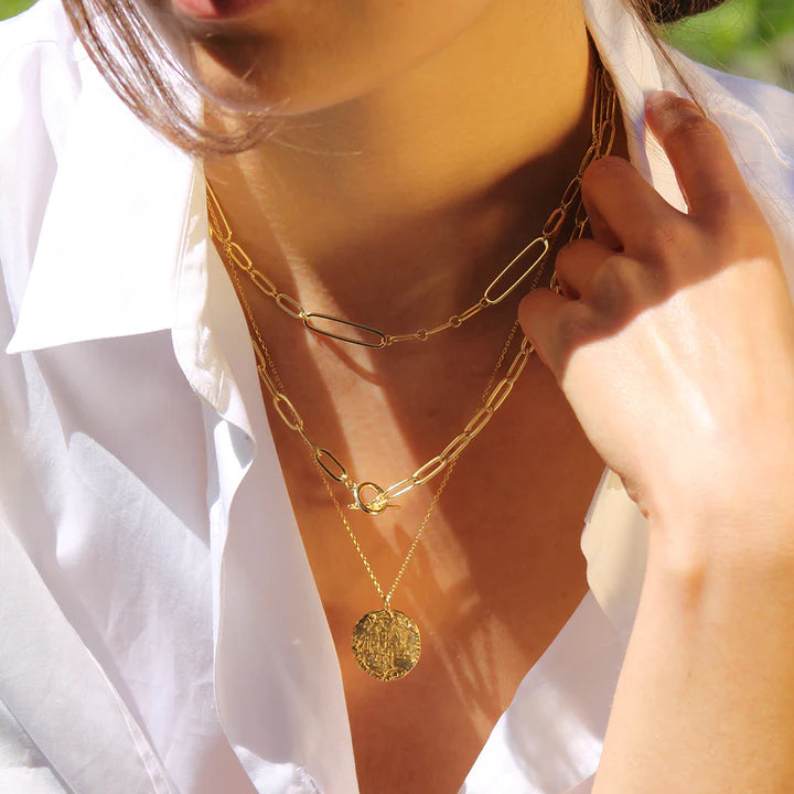 Mary-K Gold Coin Necklace