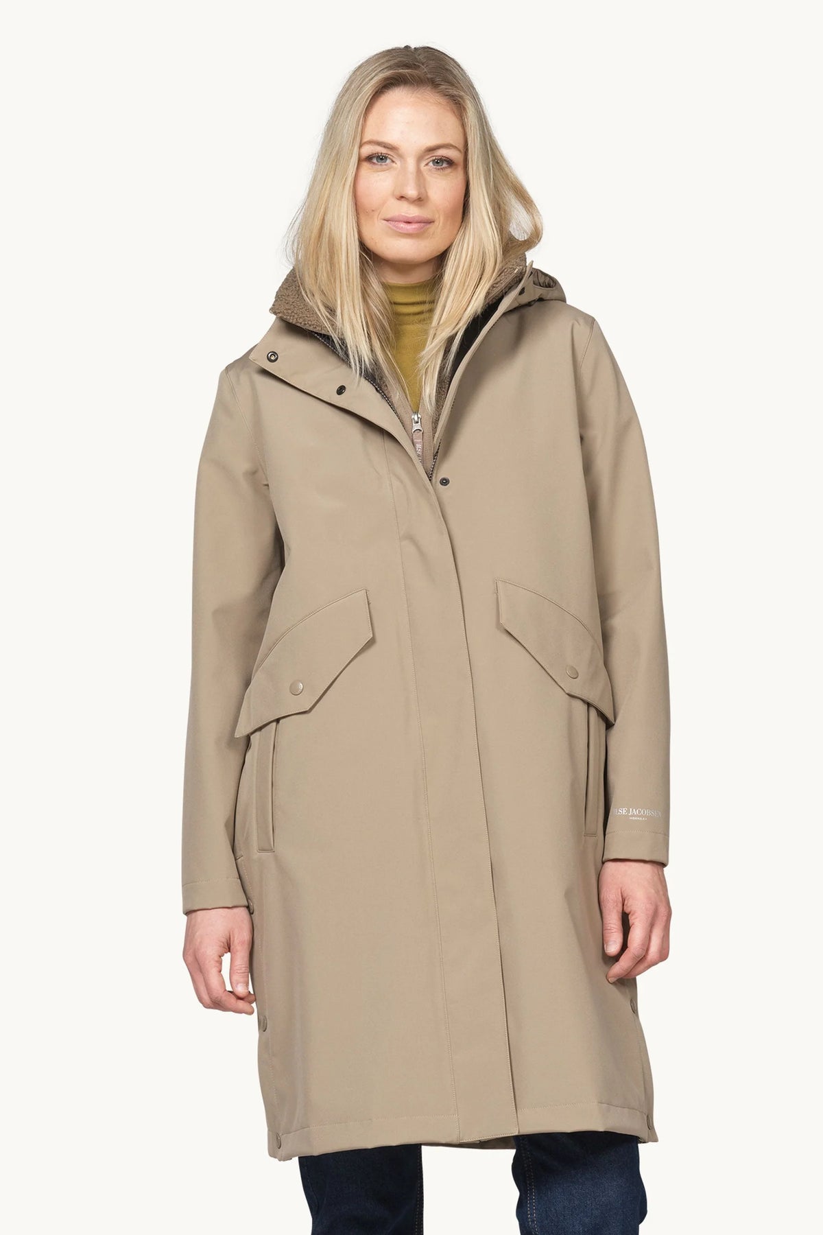 Ilse Jacobsen Daybreak03 Raincoat, Greige