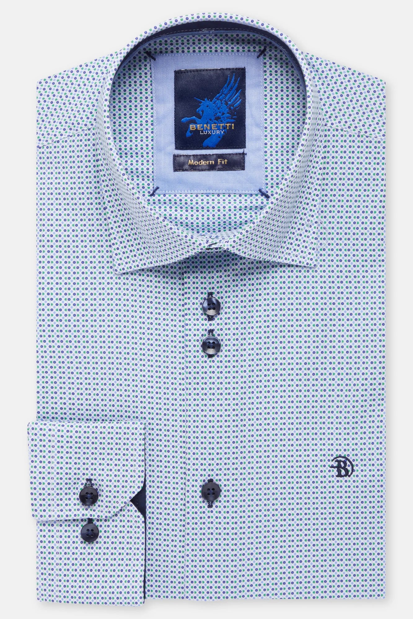 Benetti Dallas Print Shirt