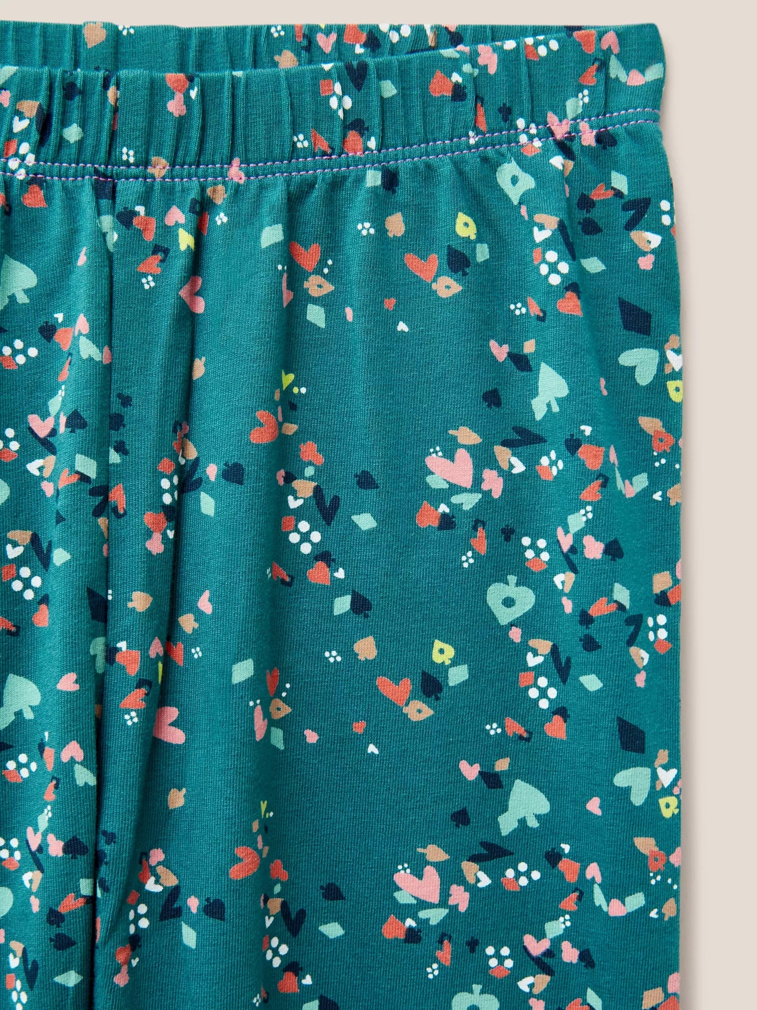 White Stuff Dotty Print Leggings Teal