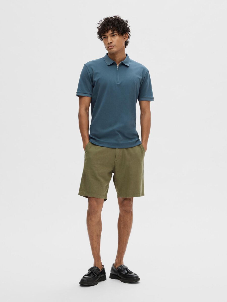 Selected Homme Fave Half Zip , Bering Sea