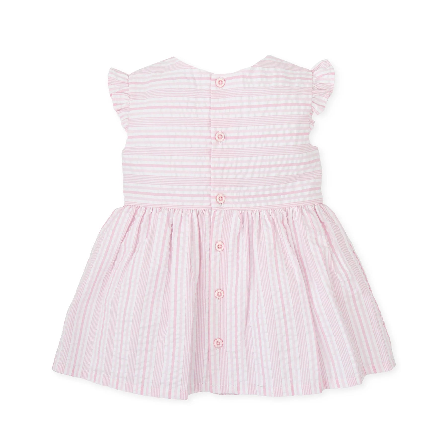 Tutto Piccolo Frill Sleeve Dress , Pink
