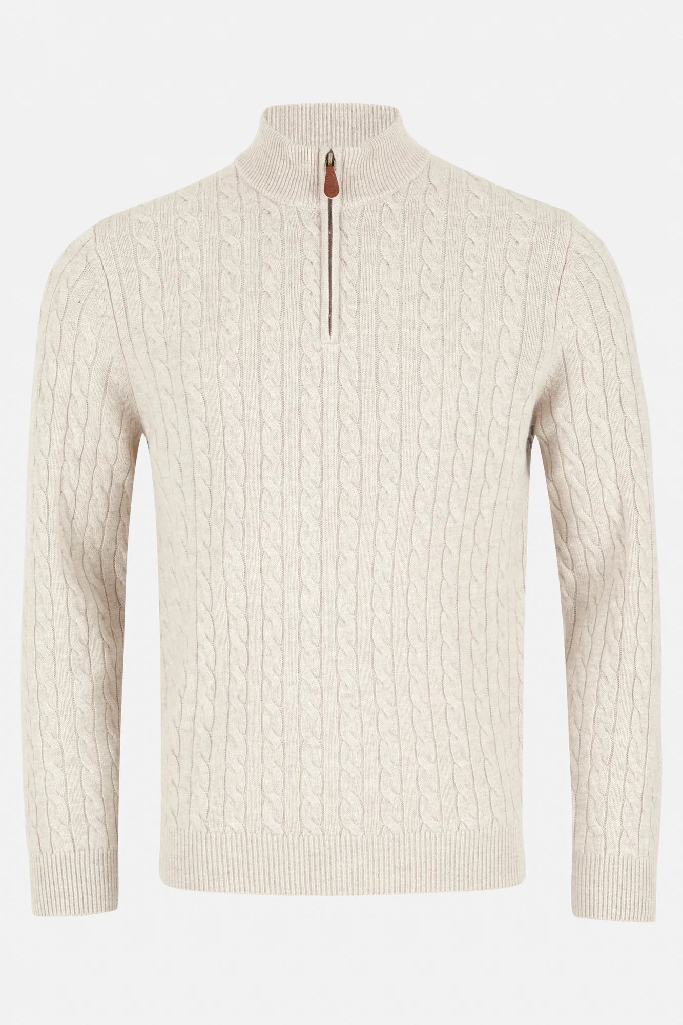 Benetti Grant Cable Knit Quarter Zip