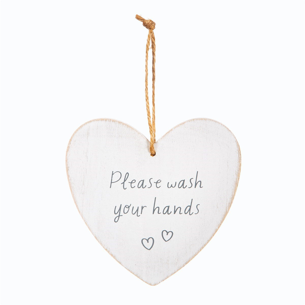 Sass & Belle | Please Wash Your Hands Heart Plaque