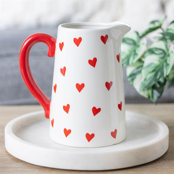 Heart Flower Jug