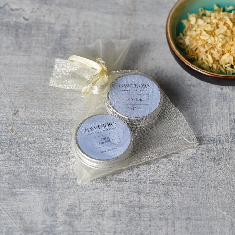 Hawthorn Calm Balm + Calm Lip Gift Bag
