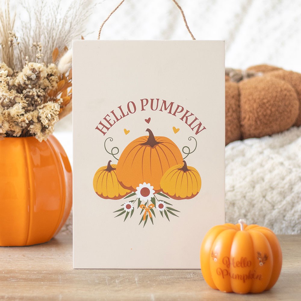 Hello Pumpkin Sign