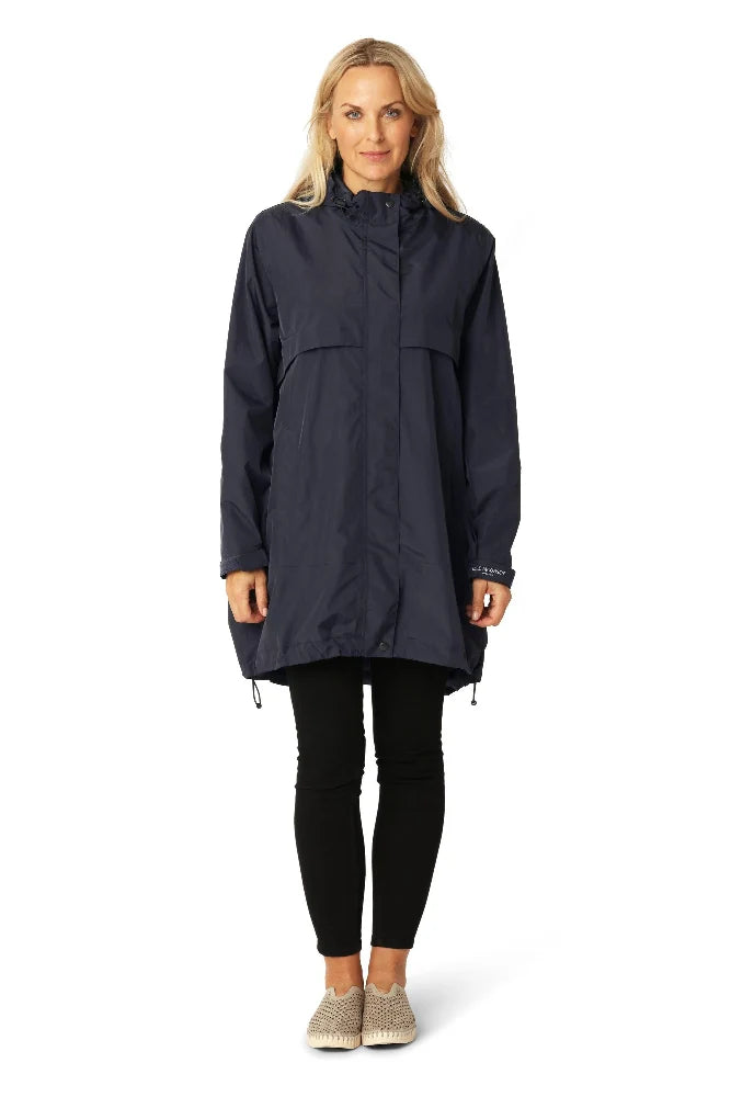 Ilse Jacobsen Cityrain Raincoat, Dark Indigo