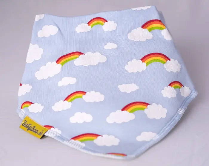 Babyboo Rainbows Bandana Bib