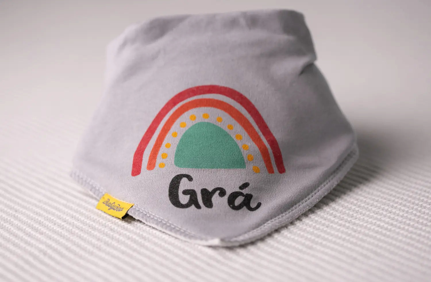 Babyboo Grá Bib