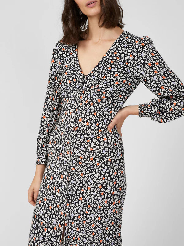 Great Plains Heart Floral Midi Dress