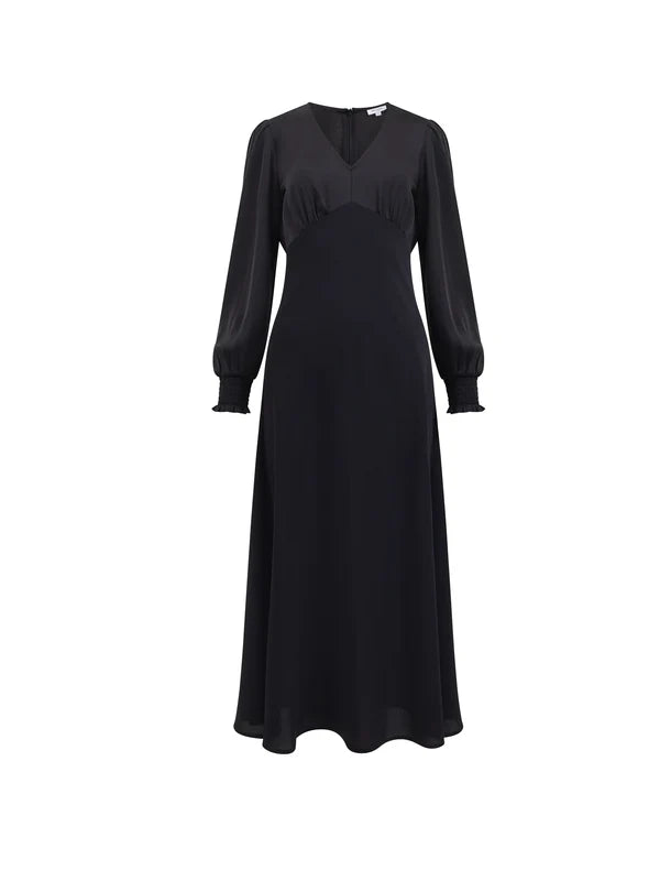 Great Plains V-Neck Ferne Crepe Dress