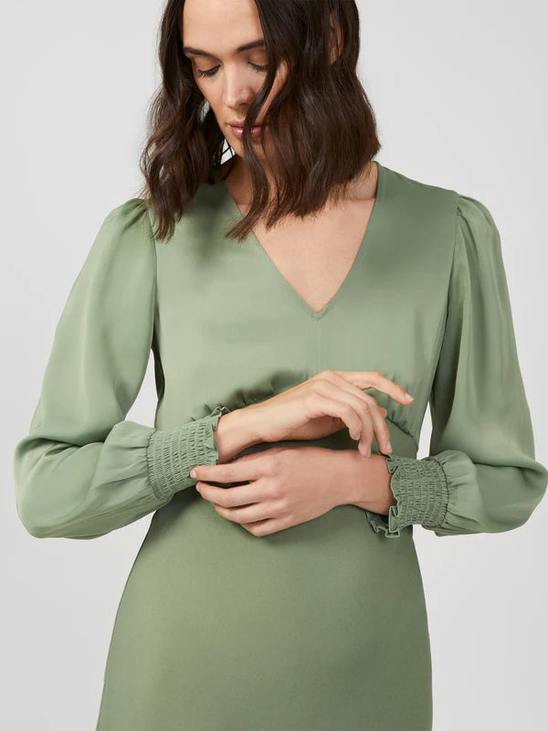 Great Plains V-Neck Ferne Crepe Dress