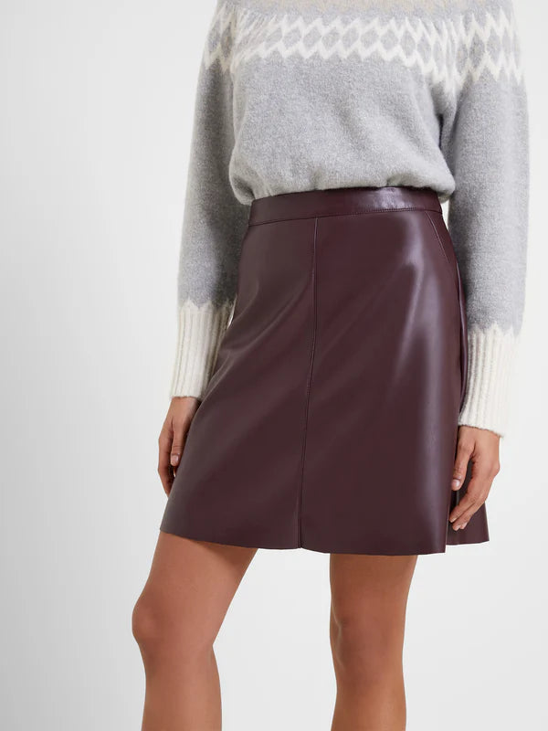 Great Plains Ania Faux Leather Skirt