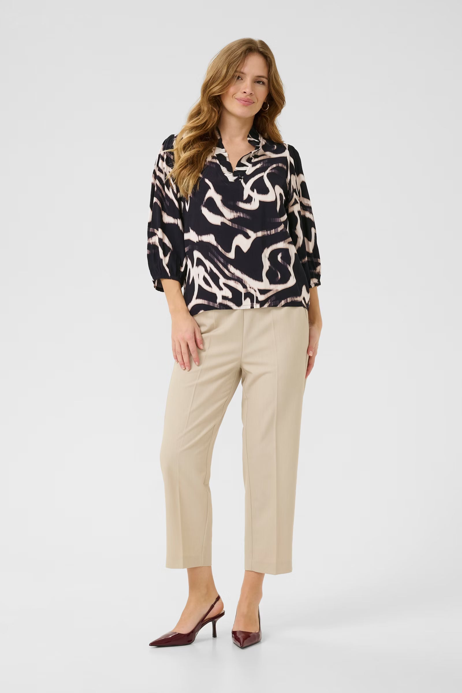 Kaffe KA Martha Frill Blouse