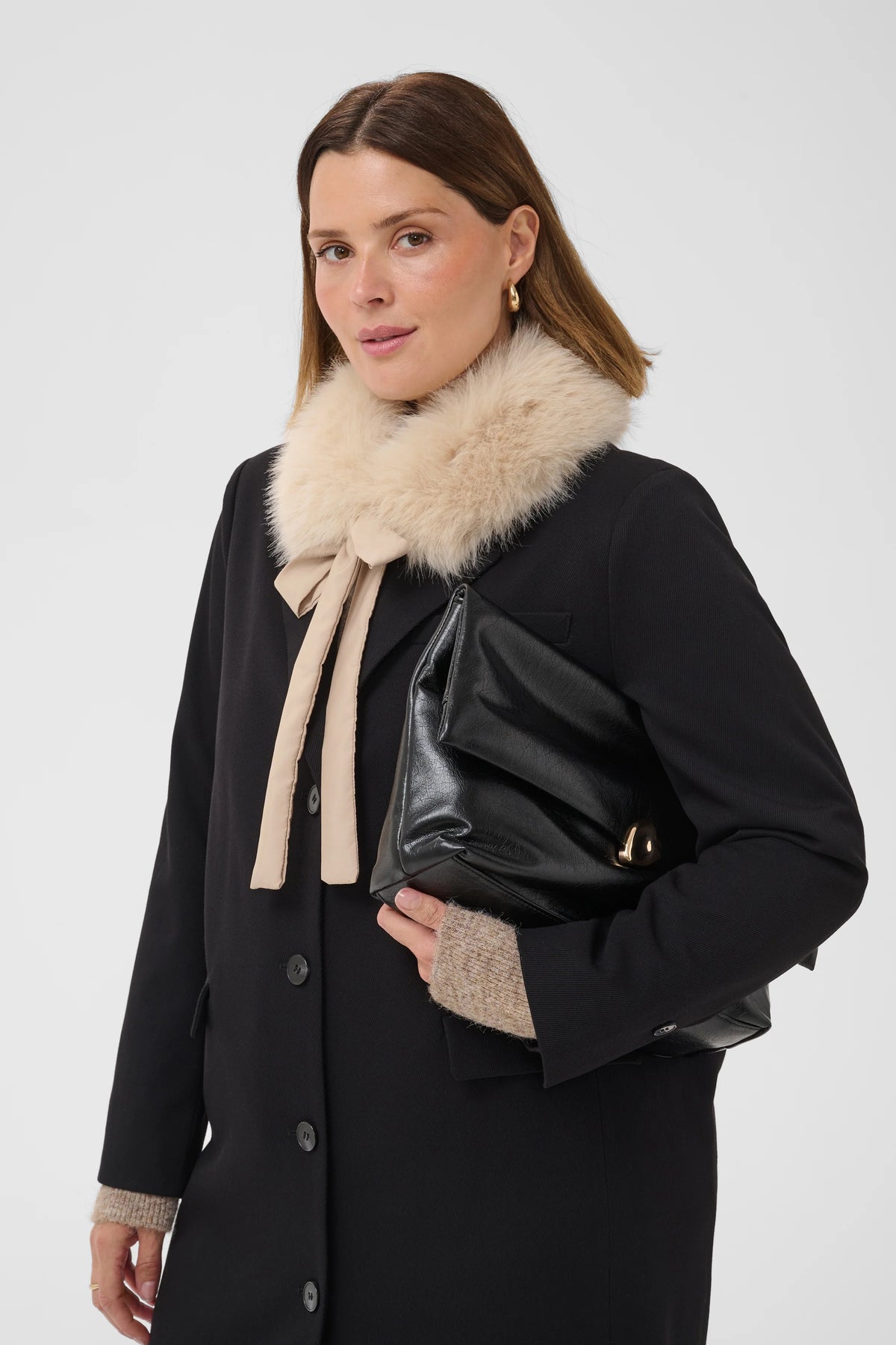 Kaffe Delores Faux Fur Collar