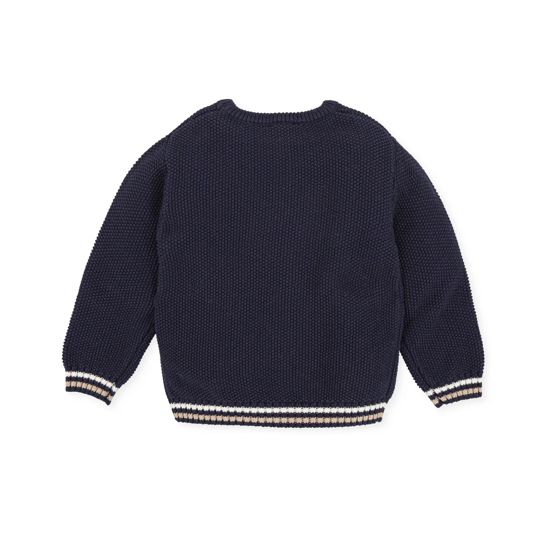 Tutto Piccolo | Knit Crew Jumper | Navy