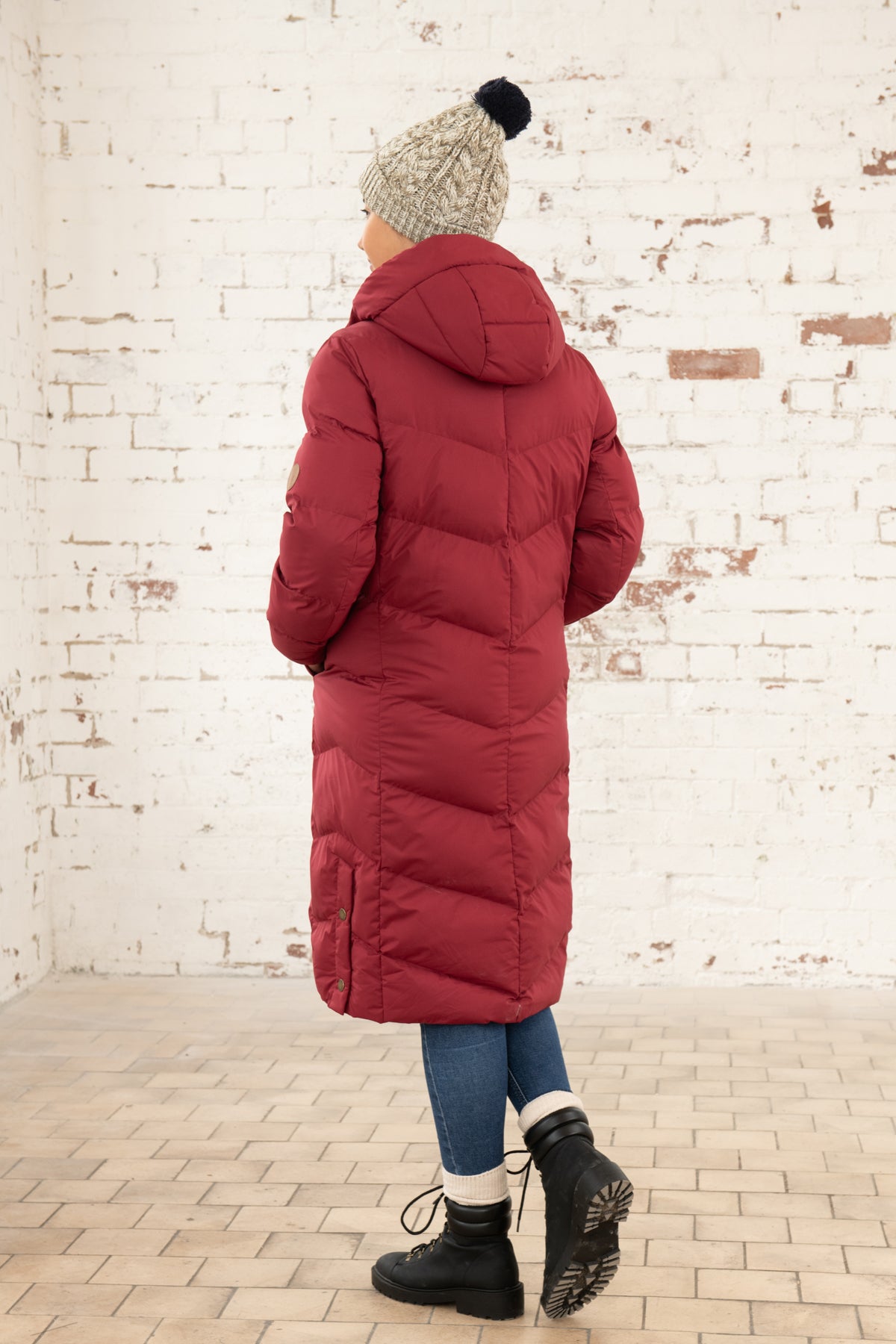 Lighthouse Savannah Padded Coat , Maroon