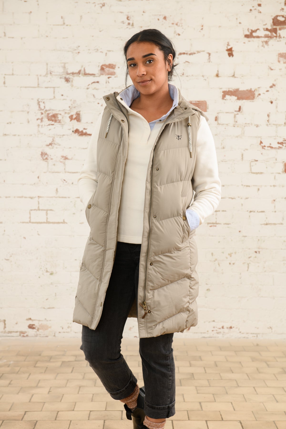 Lighthouse Savannah Padded Gilet Mocha