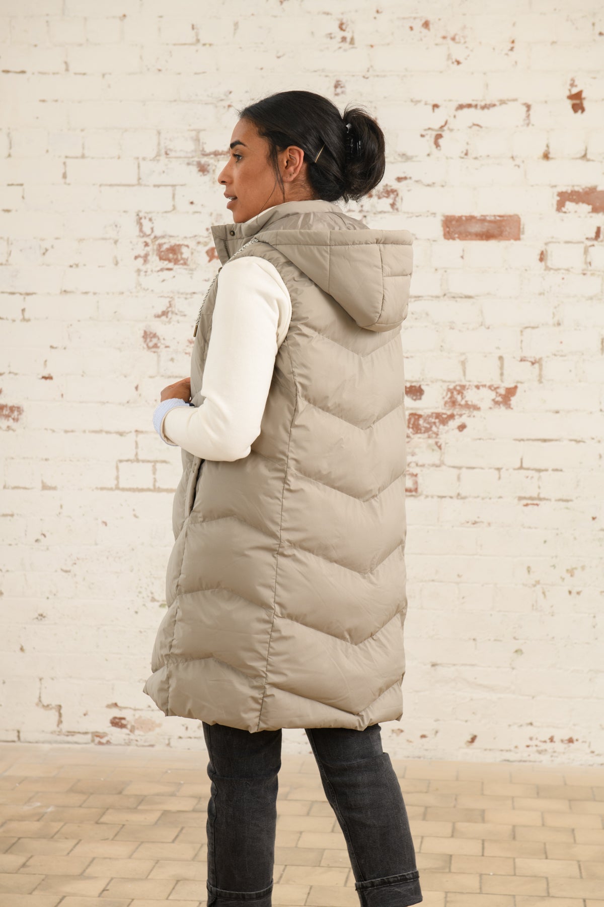 Lighthouse Savannah Padded Gilet Mocha