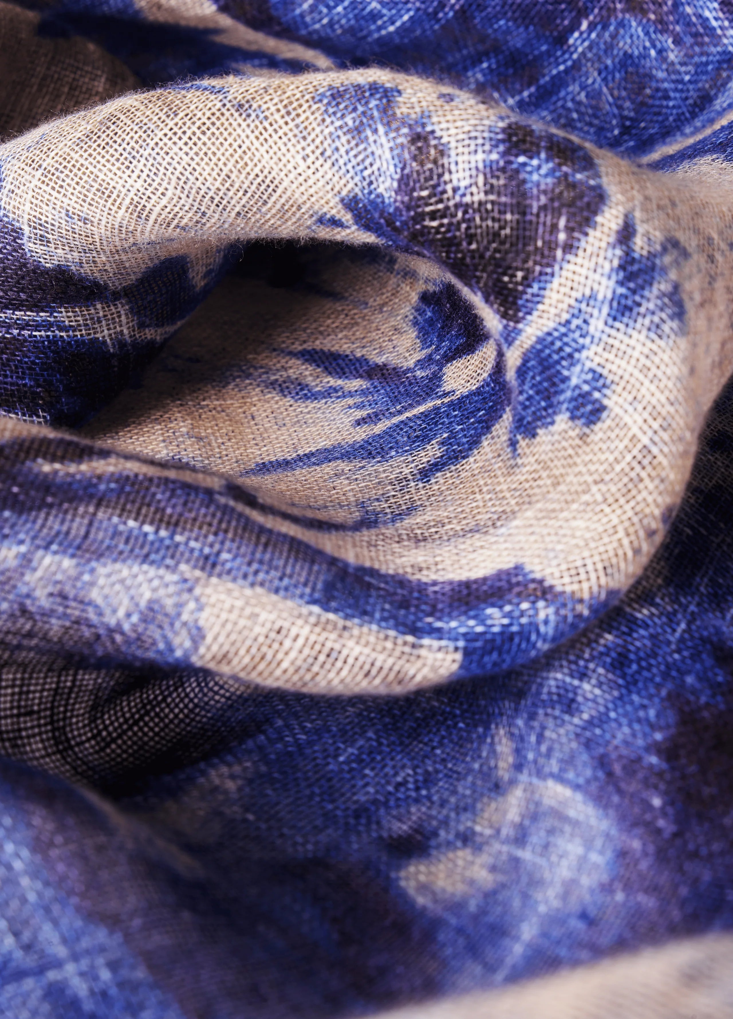 Powder China Blue Blooms Scarf