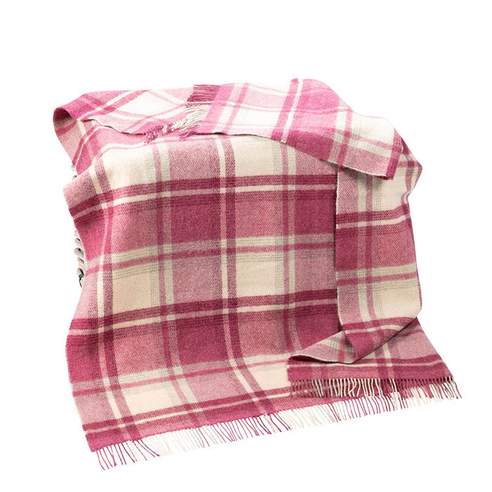 John Hanly Irish Picnic Blanket , Pink Mix