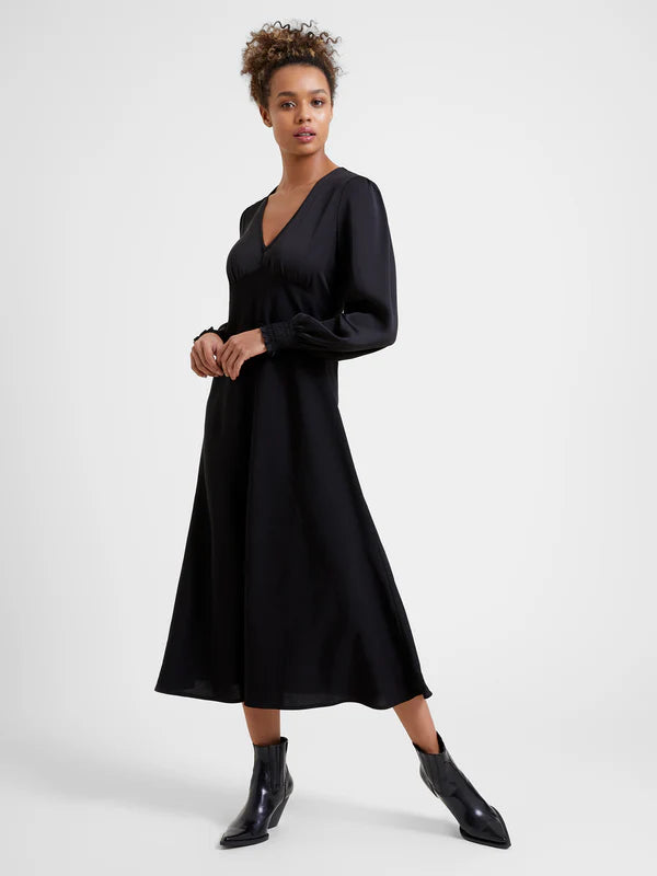 Great Plains V-Neck Ferne Crepe Dress