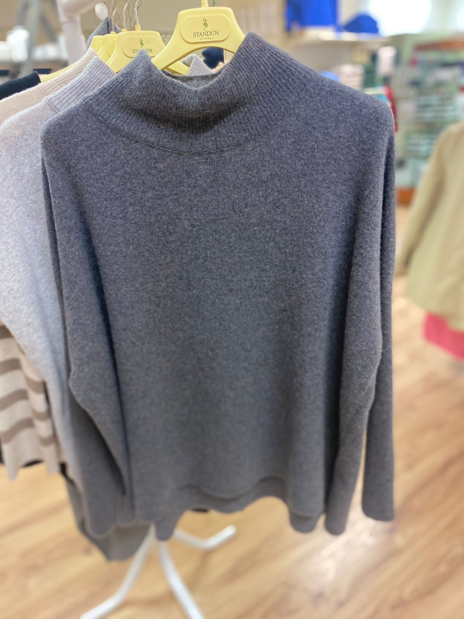 Sheep By The Sea Cashmere Blend Knit , Graphite