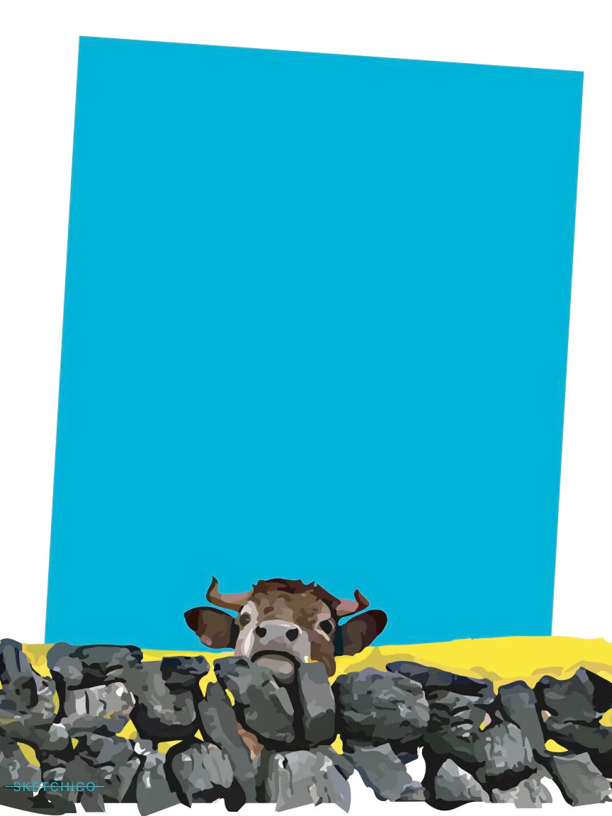 Sketchico Lucy The Cow , 11x14