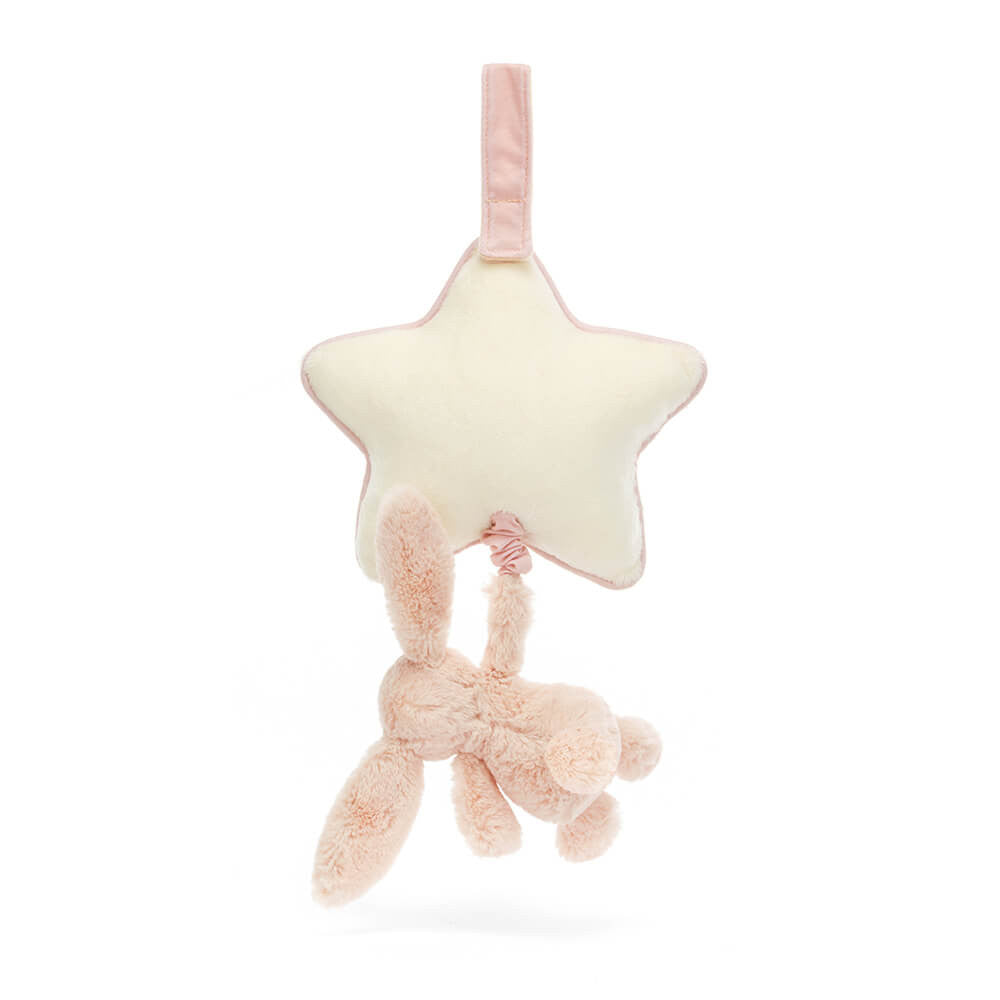 Jellycat Bashful Bunny Musical Pull Blush